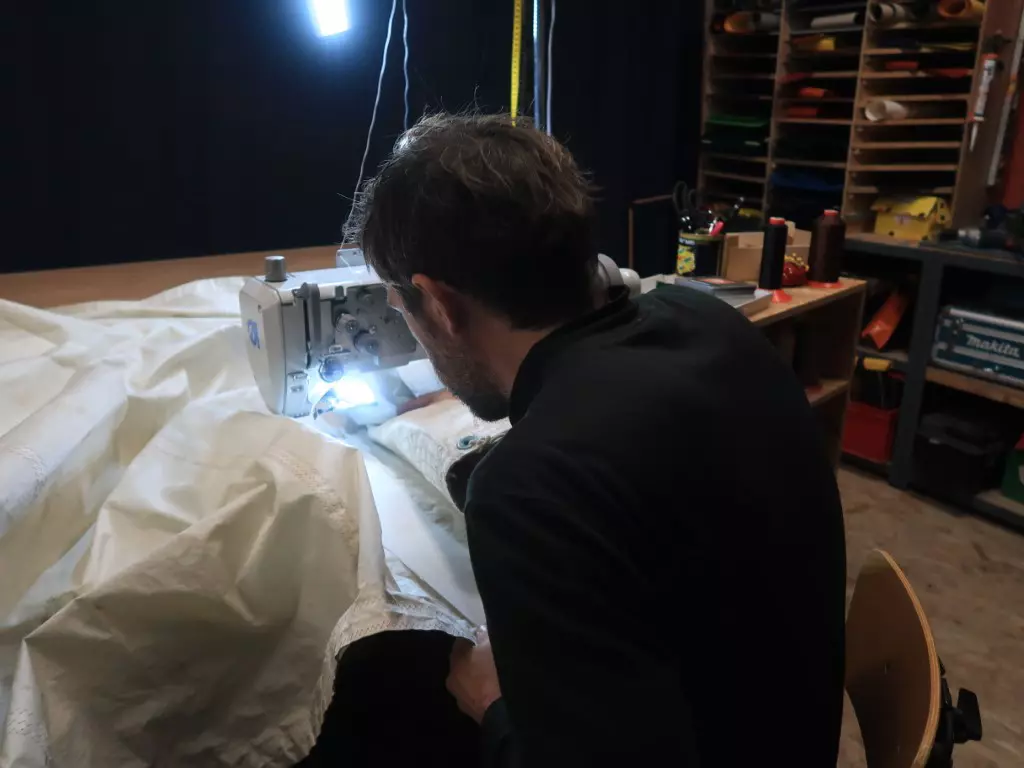 couture à la machine à coudre